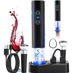 Electric Wine Opener Set